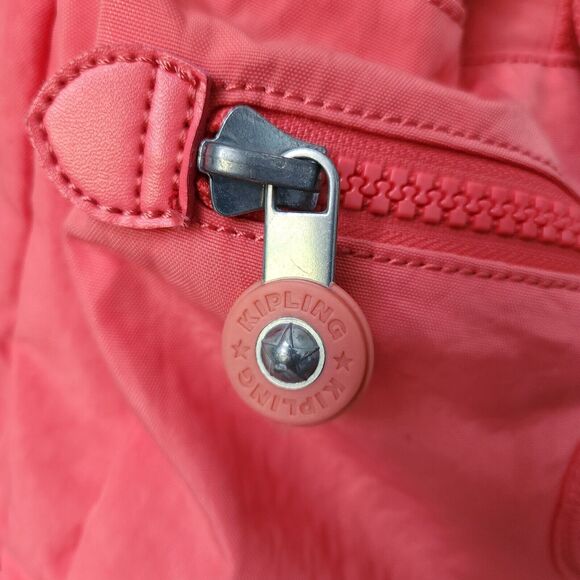 Kipling Keeper Travel Backpack Orange Papaya Tonal K10333 Ladies Multi‎ Pockets main image 7